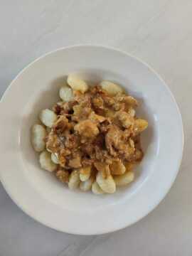 Gnocchi s kuřecím masem