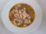 Zeleninová polévka s vaječným svítkem