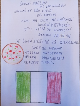Den mezinárodní kuchyně pro 6. třídu